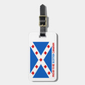 TROTS OM SCHOTSE CANADEES TE ZIJN! BAGAGELABEL (Voorkant verticaal)