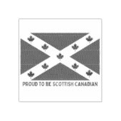 TROTS OM SCHOTSE CANADEES TE ZIJN! 	RUBBERSTEMPEL (Afrduk)