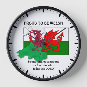 TROTS OM TE ZIJN WELSH Vlag van Wales