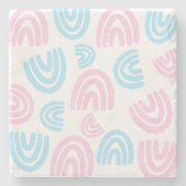 Trots onder elk glas stenen onderzetter (Voorkant)