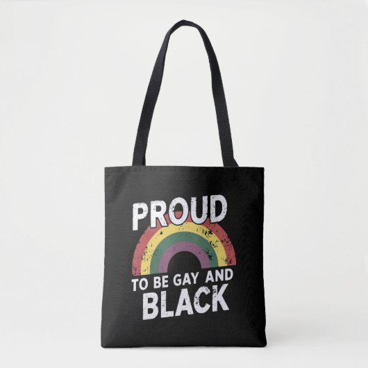 Trots op de Gay and Black Pride 2025 Draagtas (Voorkant)