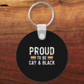Trots op de Gay and Black Pride 2025 Sleutelhanger (Voorkant)