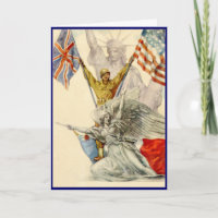 Trots op je Soldaat Vintage Kaart