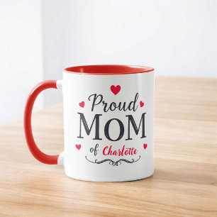 Trots op mama Schattigee gepersonaliseerde Moede Mok