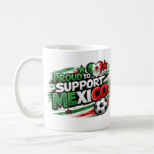 TROTS OP MEXICO Fan Mexicaanse trots voetb Koffiemok