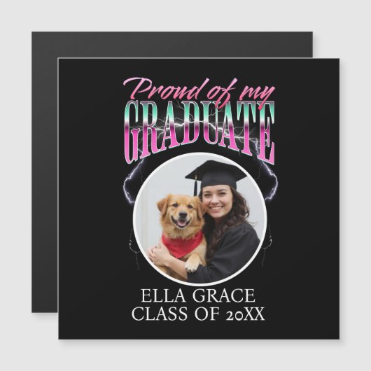 Trots op mijn Afstuderen Custom Pic Chrome Lightni (Voorkant / Achterkant)