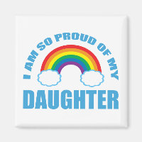 Trots op mijn dochter Rainbow Gay Pride Ouder