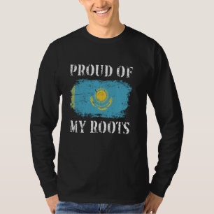 Trots op mijn Kazachse roots Kazachse vlag Kazachs T-shirt