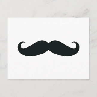 Trots op mijn Stache..... snor Briefkaart