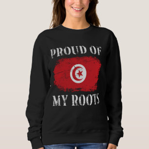 Trots op mijn Tunesische roots Tunesische vlag Tun Trui