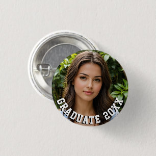 Trots op onze afgestudeerde 20XX Afstudeerfoto Ronde Button 3,2 Cm