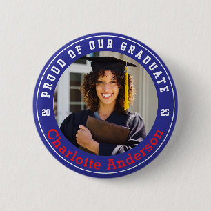 Trots op onze Afstuderen foto Ronde Button 5,7 Cm
