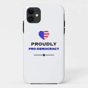 Trots op pro-democratie iPhone 11 hoesje