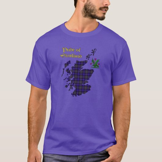 Trots op Schotland Tartan T-shirt (Voorkant)