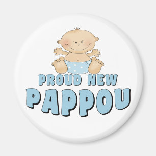 TROTS OPROUD NIEUWE Pappou Jongen Magneet