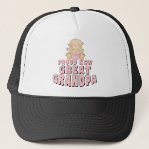 TROTS OPROUW Nieuw Opa Meisje Trucker Pet