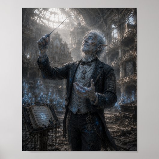 Trots / Orkestdirigent / Groot Concertgebouw Poster (Voorkant)