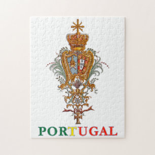 Trots Portugees Patriot Koninklijk Wapen Legpuzzel
