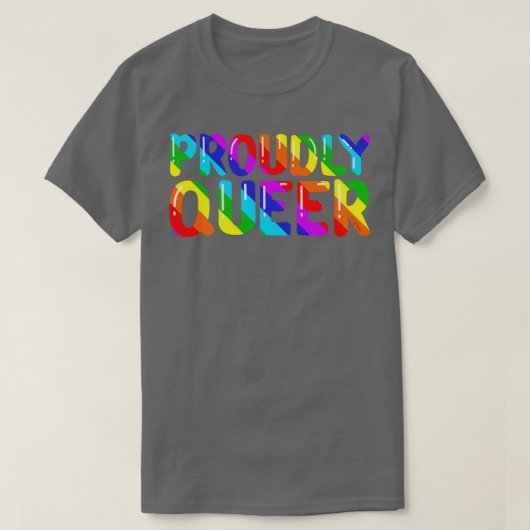 Trots Queer T-shirt (Design voorkant)