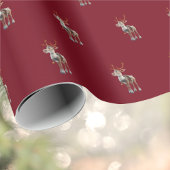 Trots rendierinpakpapier cadeaupapier