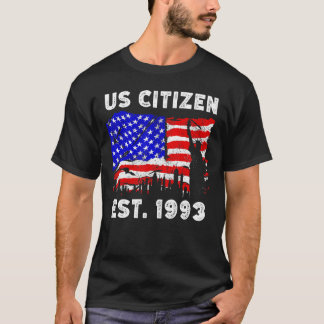 trots staatsburger van de VS sinds 1993 voor nieuw T-shirt
