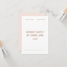 Trots Statement Trouw RSVP Kaart