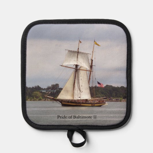 Trots van Baltimore II pothouder Pannenlap (Voorkant)