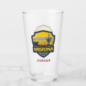 trots van de staat | Arizona 2 Glas (Achterkant)