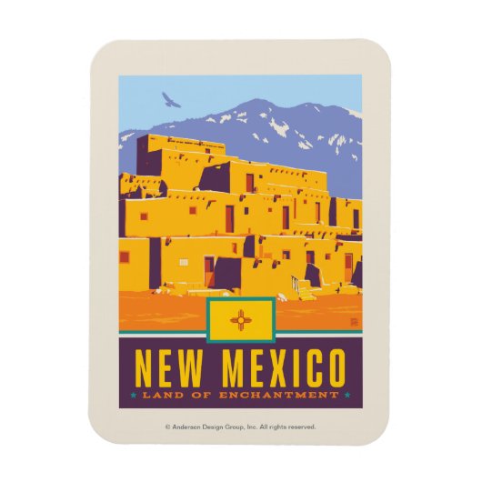 trots van de staat | New Mexico Magneet (Verticaal)