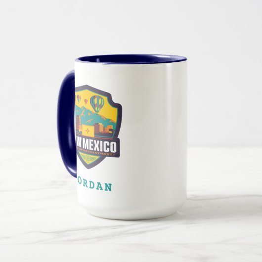 trots van de staat | New Mexico Mok (Voorkant links)