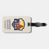 trots van de staat Utah | Bagagelabel (Achterkant horizontaal)