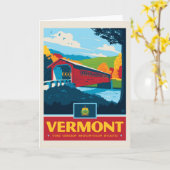 trots van de staat | Vermont Kaart (Gele Bloem)