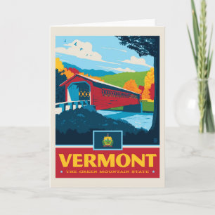 trots van de staat Vermont Kaart