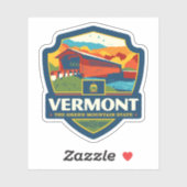 trots van de staat | Vermont Sticker (Vel)