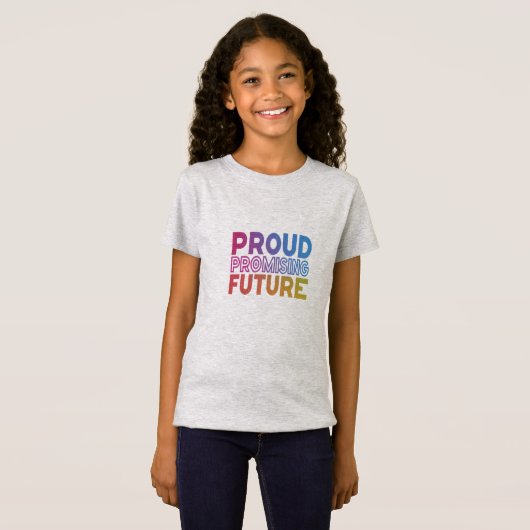 Trots Verleden, Veelbelovende Toekomst Kids T-Shir T-shirt (Voorkant volledig)