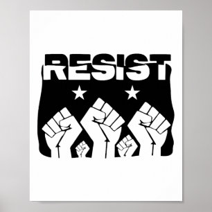 Trots verzet zich tegen revolutie en politiek verz poster