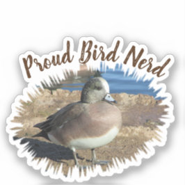 Trots Vogel Nerd Hobby Vogeleend Vogels kijken Sticker