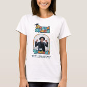Trots Vriend van de afstuderen foto groovy retro T-shirt (Voorkant)