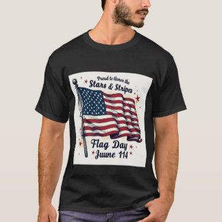 Trots zwaaien - Flag Day Tribute T-shirt