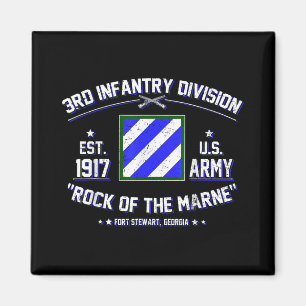 Trotse 3e Infanteriedivisie Rock van Marne US Vete Magneet