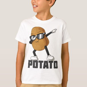 Trotse aardappel Dabbing Dearing Zonnebril Groovy T-shirt