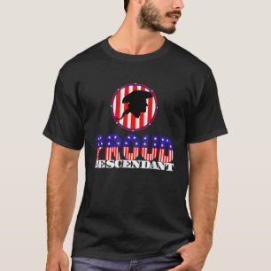 Trotse afstammeling van de Amerikaanse Revolutie V T-shirt