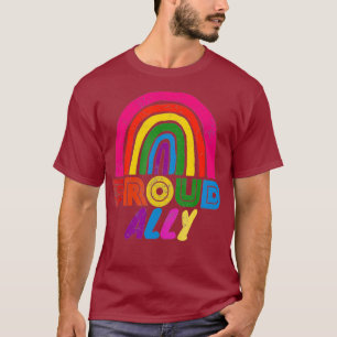 Trotse Ally LGBT Rainbow Gay Pride LGBTQ Pride T-shirt