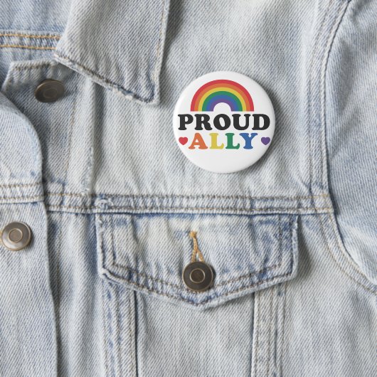Trotse Ally Pride Button (In situ)