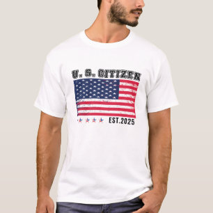Trotse Amerikaan – Staatsburgerschapdag T-shirt