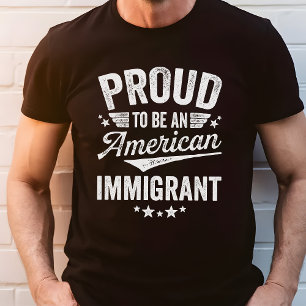 Trotse Amerikaanse Immigrant T-shirt