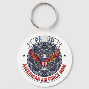 Trotse Amerikaanse luchtmachtmoeder Sleutelhanger