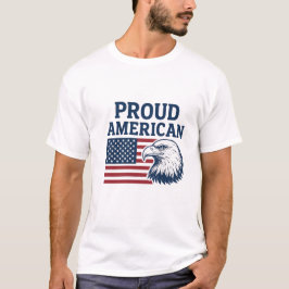 Trotse Amerikaanse Mannen T-Shirt - Patriottische 