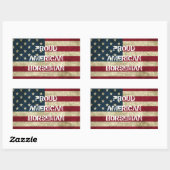 Trotse Amerikaanse Ruiter Sticker (Vel)