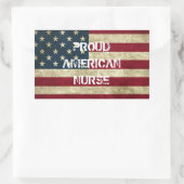 Trotse Amerikaanse verpleegkundige Sticker (Tas)